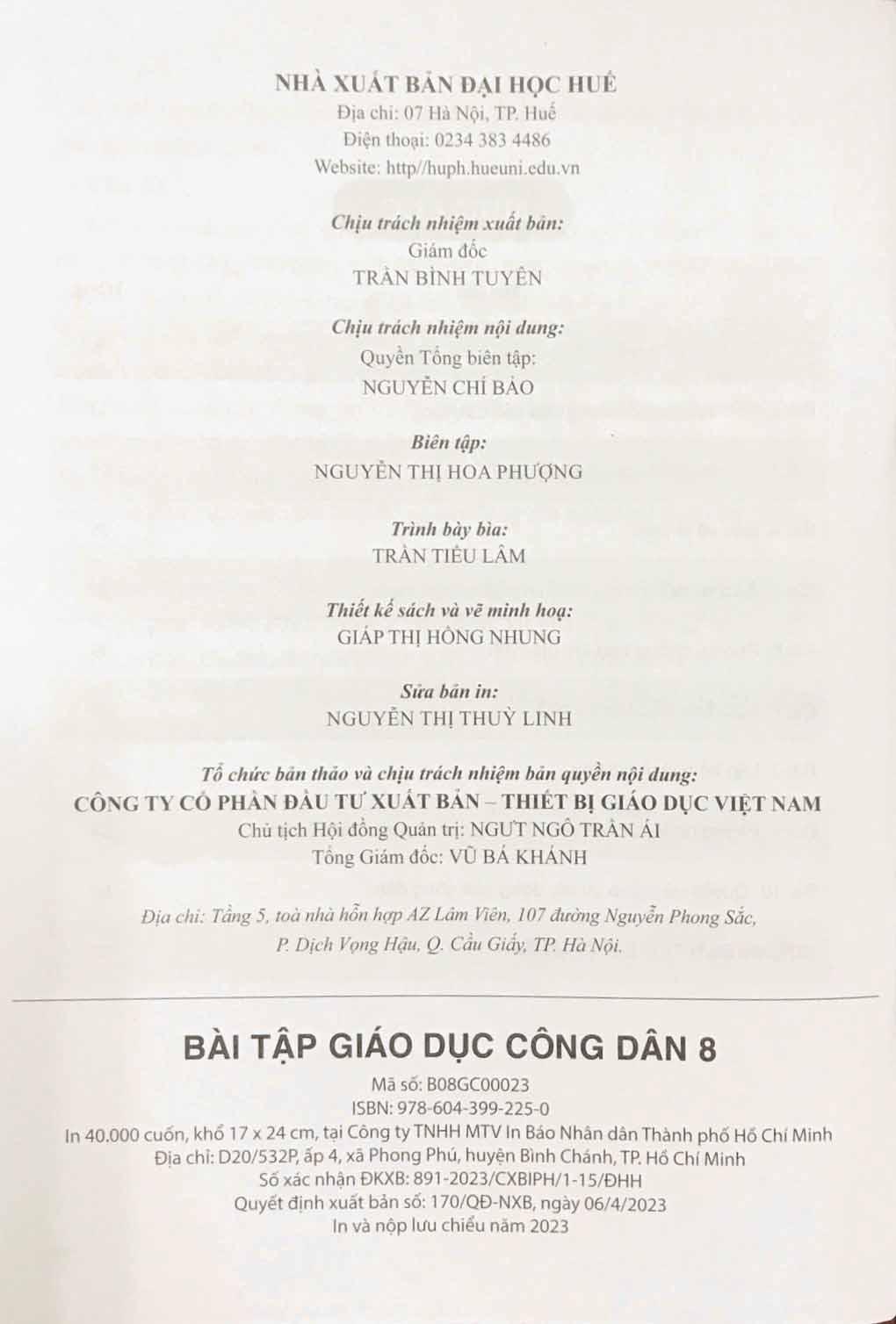 Sách Giáo Khoa Bài Tập Giáo Dục Công Dân 8 (Cánh Diều) (Chuẩn) - ảnh 4