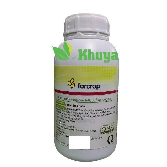 Phân bón lá Vinco FOLCROP B 500ml Kích ra hoa Đậu trái Chống rụng trái