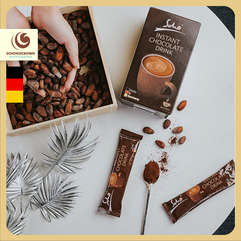 Bột Cacao Scho Dark Drip - Hàm lượng ca cao cao, đậm đà dành cho người gu đậm
