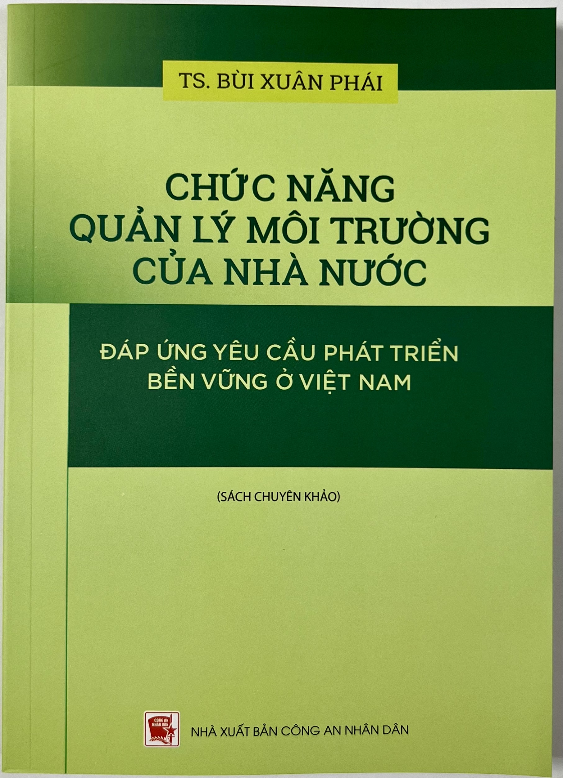 Sách - Chức Năng Quản Lý Môi Trường Của Nhà Nước Đáp Ứng Yêu Cầu Phát Triển Bền Vững Ở Việt Nam