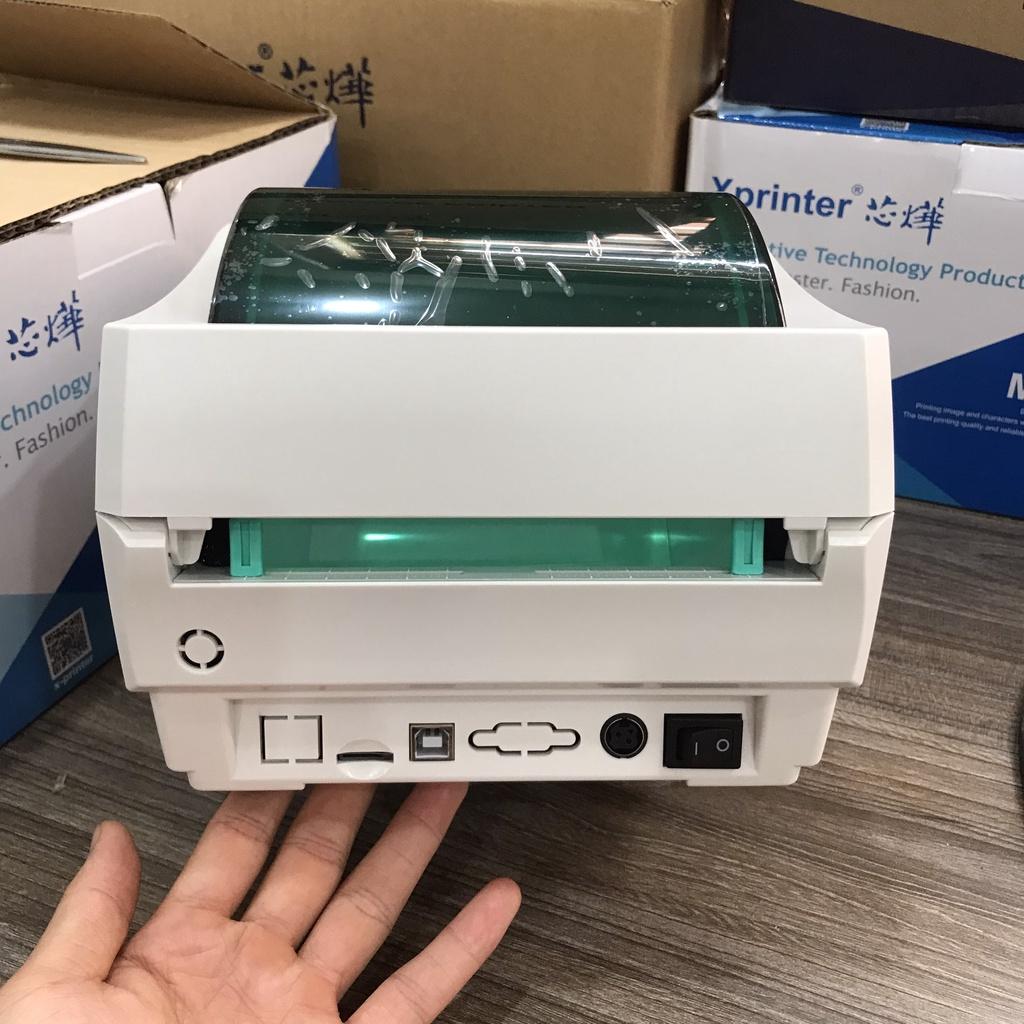 Máy in đơn hàng, máy in tem, Xprinter XP-450B, máy in nhiệt, in mã vạch(cổng USB-tốc độ in 152mm/s) - [HÀNG CHÍNH HÃNG]