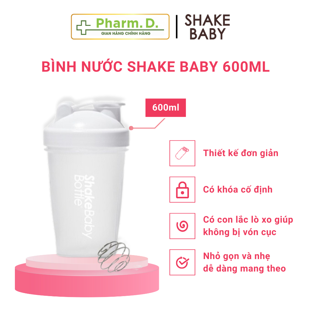 Bình Nước Shake Baby Bottle 600ml