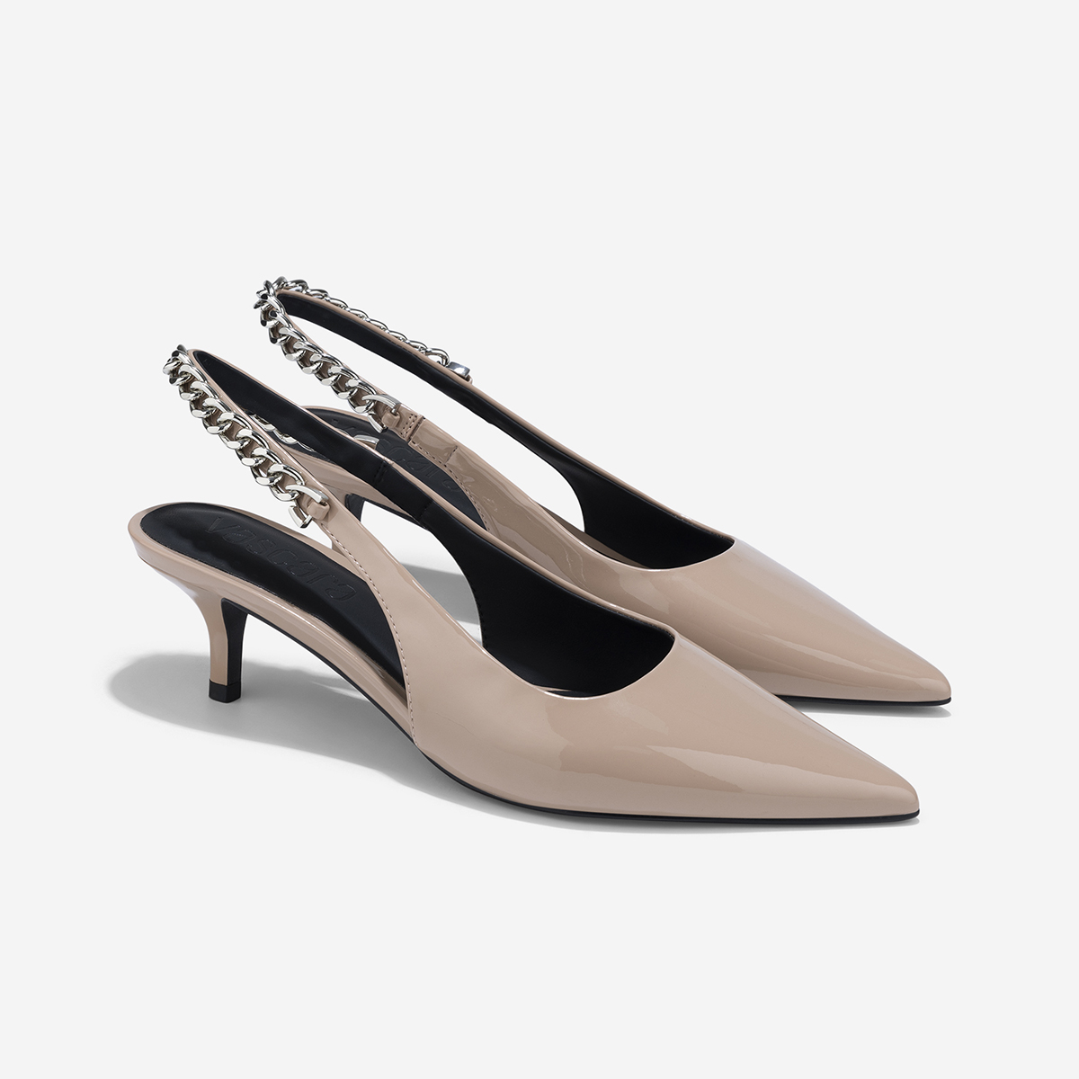 Vascara Giày Slingback Quai Nhấn Dây Xích - BMN 0694