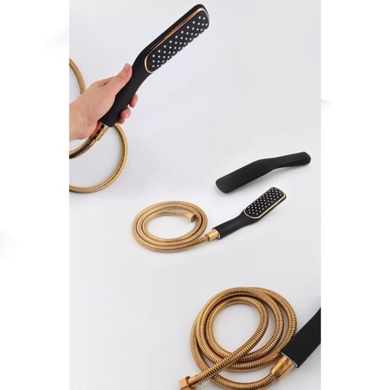 Bộ sen cây tắm đứng cao cấp KOREA giá rẻ- Đen Vàng
