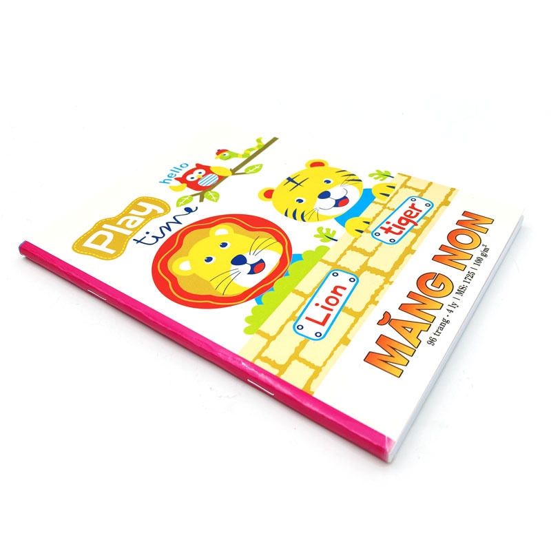 Vở Măng Non 4 Ô Ly 96 Trang 1725 - Hình Sư Tử + Hổ