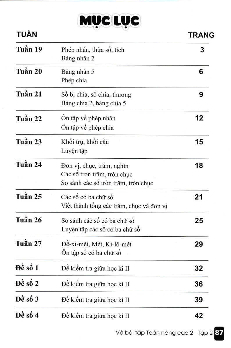 Vở Bài Tập Toán Nâng Cao 2 - Tập 2 - ND