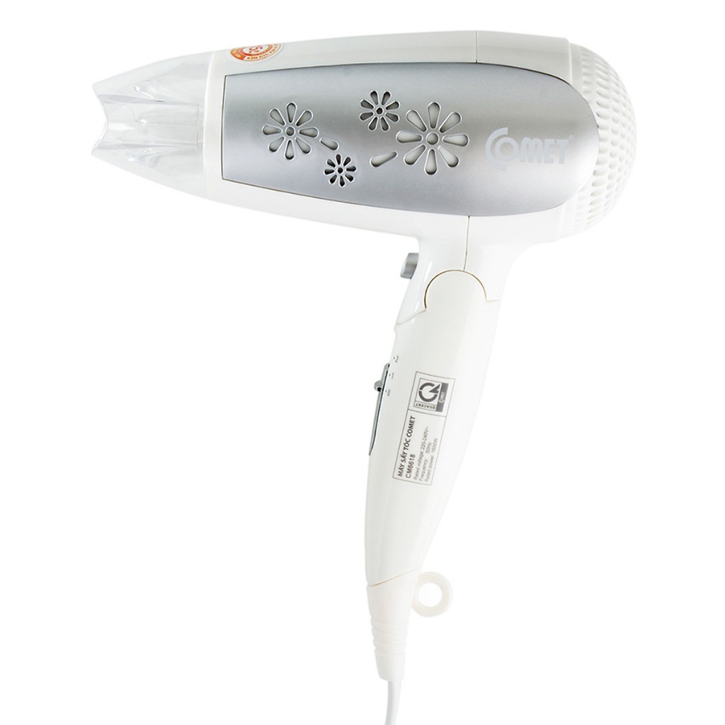 Máy sấy tóc 1600W Comet CM6618 màu ngẫu nhiên hàng chính hãng