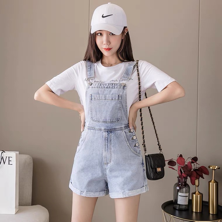 Quần yếm nữ Julido Store, mẫu yếm ngắn theo xu hướng mới nhất YN02 - M22 size S