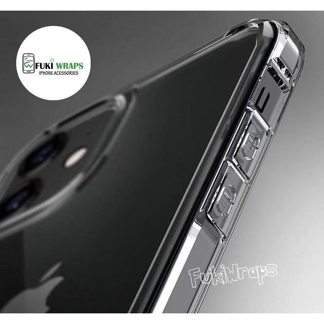 Ốp IPhone Chống Sock Lưng Cứng Viền Dẻo Cho iPhone X XSMAX 11 11PROMAX 12PROMAX Siêu Bền Trong Suốt Không Ố Màu FukiShop