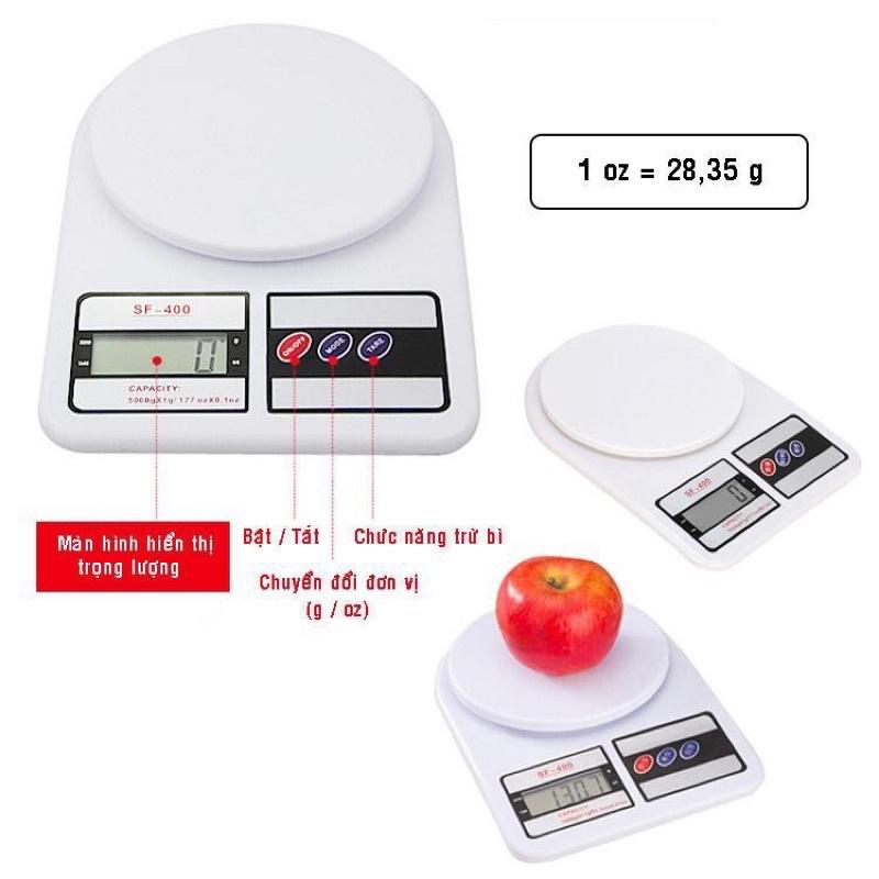 Cân Tiểu Ly Điện Tử Nhà Bếp SF - 400 10KG