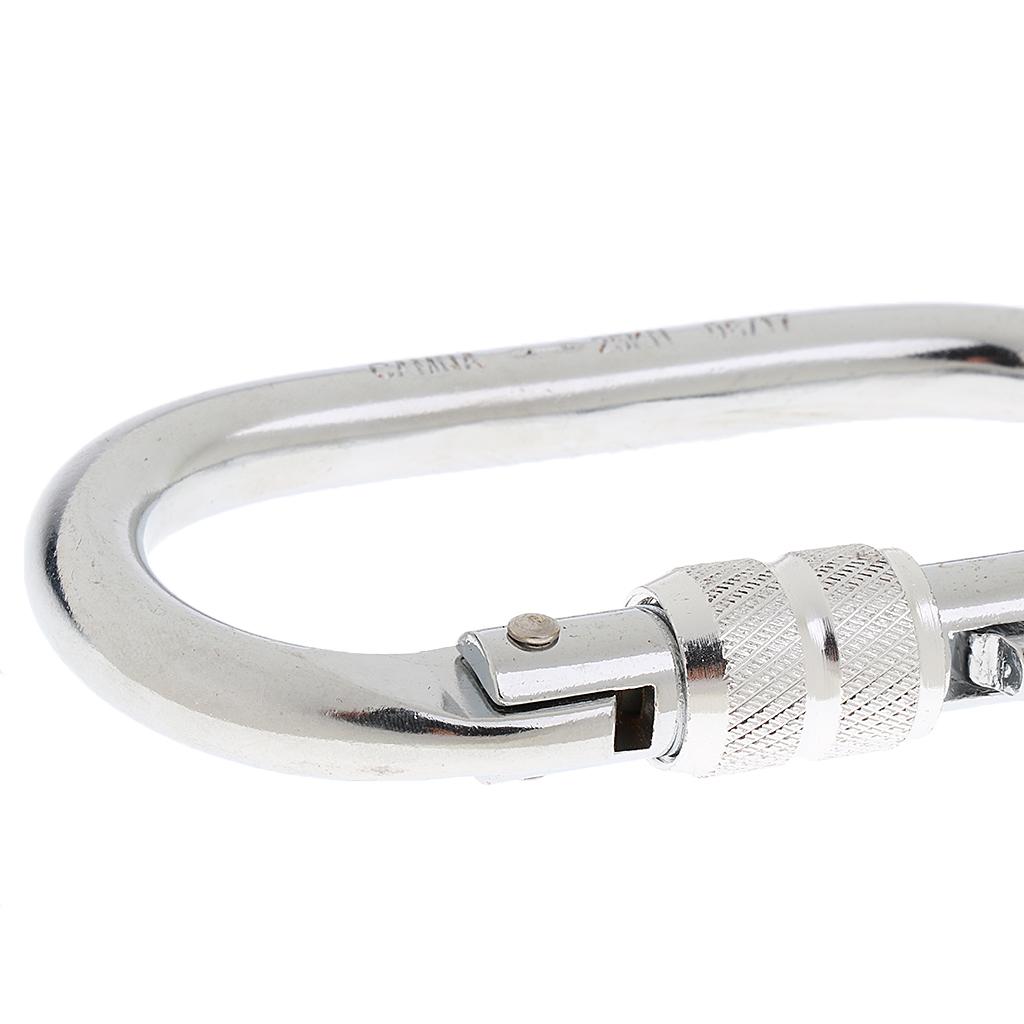 2 Mảnh 25KN Vítgate Khóa đá Leo Núi Leo Núi Carabiner