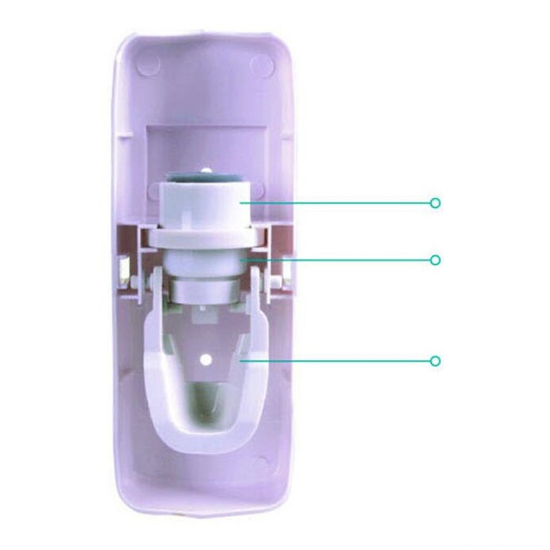 Máy lấy kem đánh răng tự động và giá treo bàn chải dành cho người lười