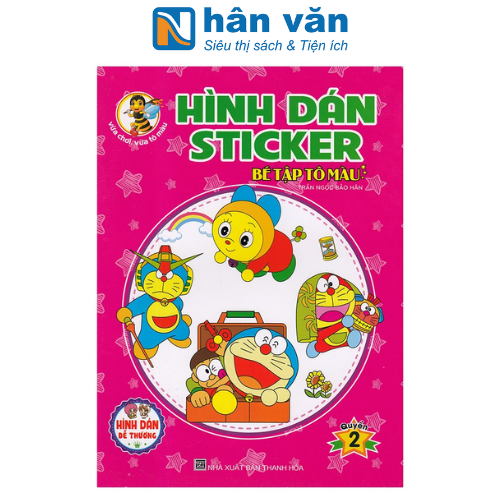 Hình Dán Sticker - Bé Tập Tô Màu - Quyển 2