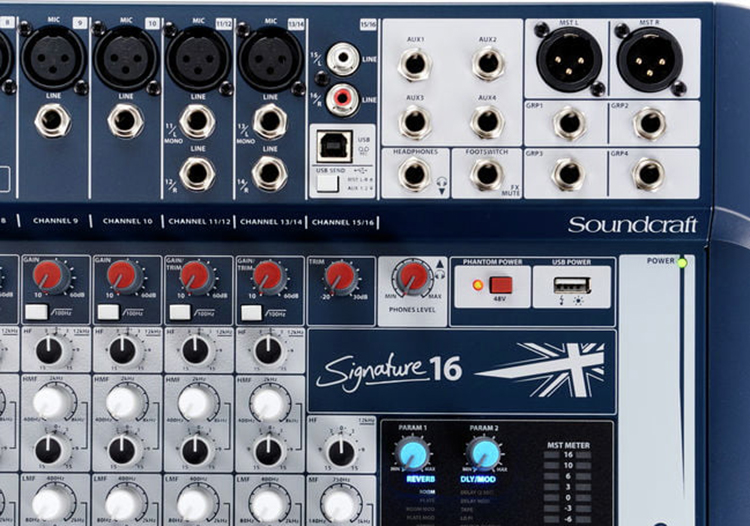 Mixer Soundcraft Signature 16