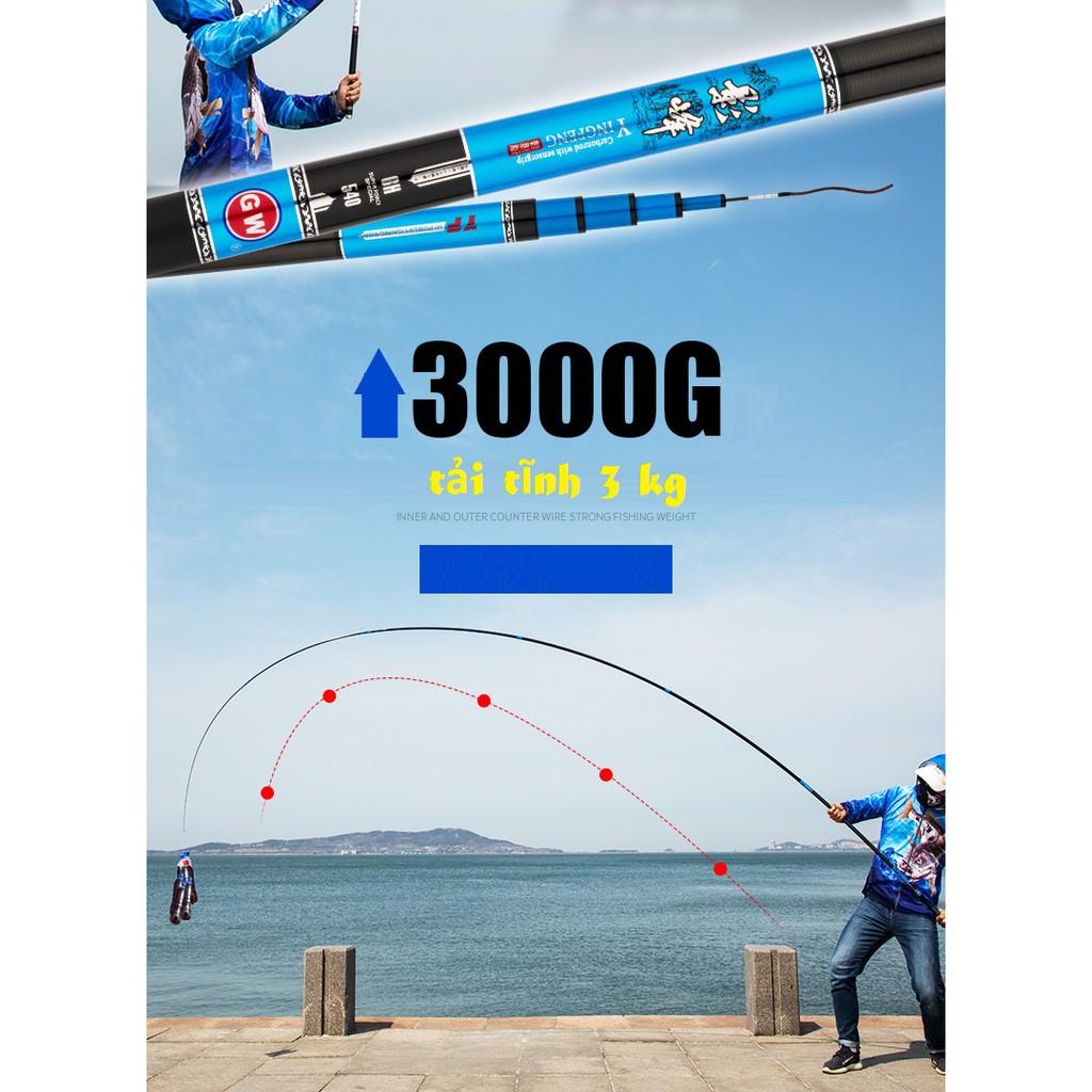 Cần Câu Tay GW YingFeng 6H Cao Cấp 99% Carbon Siêu Nhẹ - SANAMI FISHING siêu tải