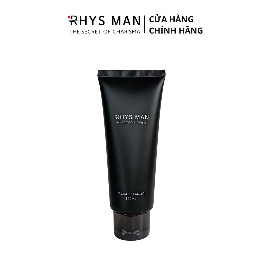 Sữa rửa mặt nam RHYS MAN hương dừa thơm mát Rhys Coconut Fresh 100ml- Hàng chính hãng