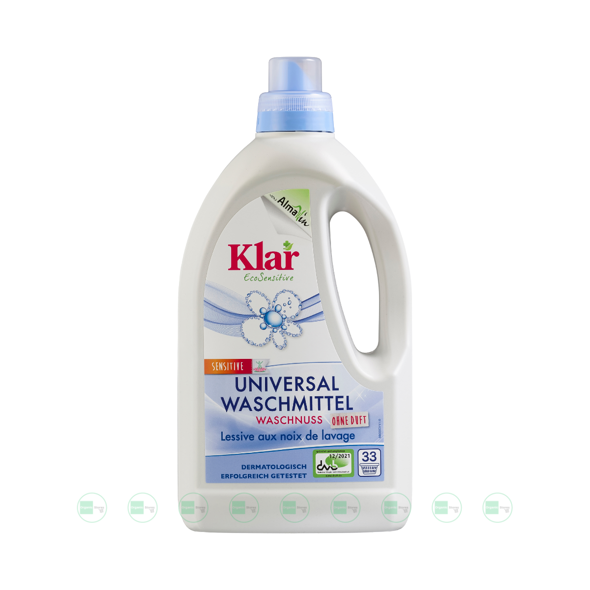 Nước giặt quần áo cho da nhạy cảm (giặt quần áo cho trẻ nhỏ) 1.5L Klar (Almawin)