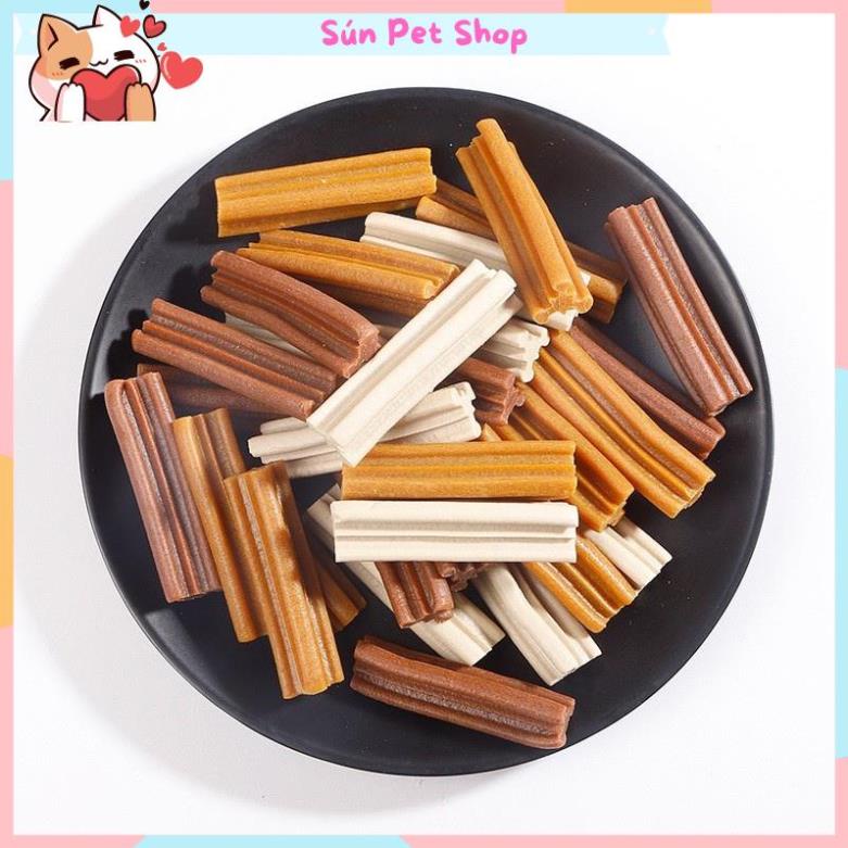 Xương gặm làm sạch răng Yaho cho chó mèo 265gr