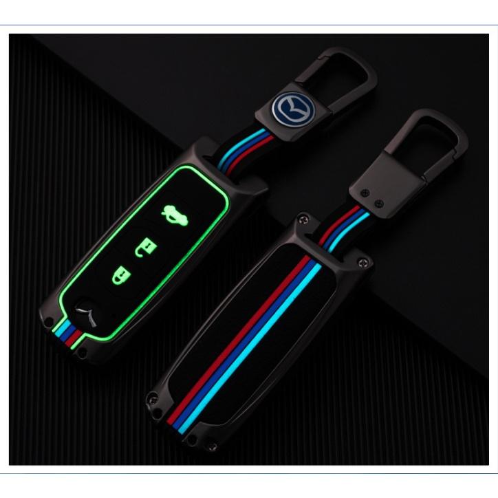 Ốp Khóa Mazda 2,3,6,CX-3,CX-5,CX-8 Chất Liệu Metal Cao Cấp Không Gỉ