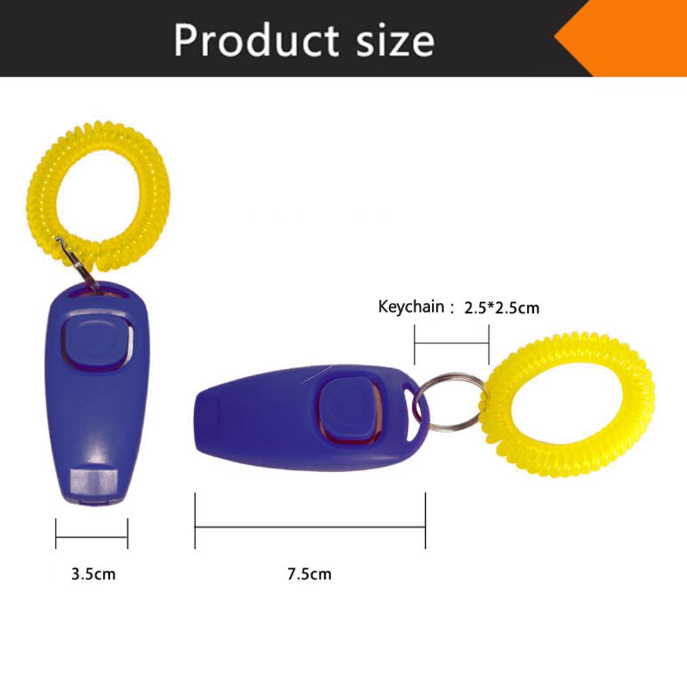 Vòng Đeo Tay Có Dây Đeo Cổ Tay Huấn Luyện Thú Cưng 2 Trong 1 Còi Và Clicker