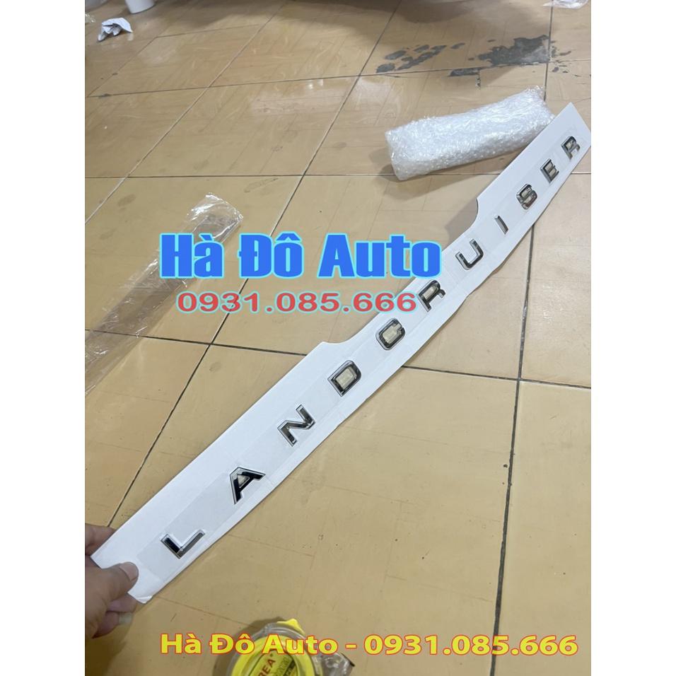 Tem Chữ Land Cruiser Dán Nắp Capo Xe Toyota Land Cruiser - Logo Chữ Nổi Land Cruiser Dán Duôi Xe oyota Land Cruiser