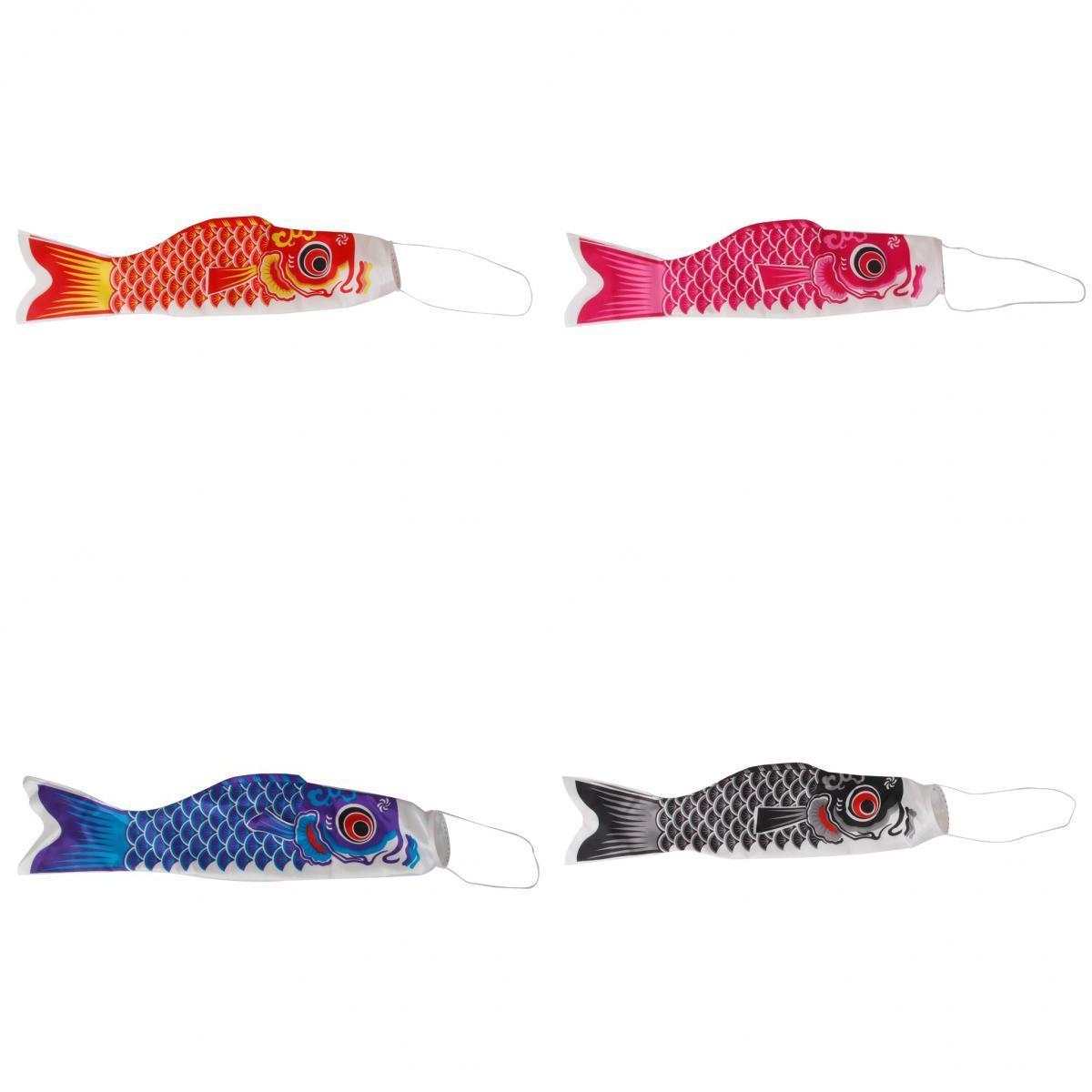 4x 150cm Japanese Carp Flag Koinobori Streamer Hanging Children's Boy's Day