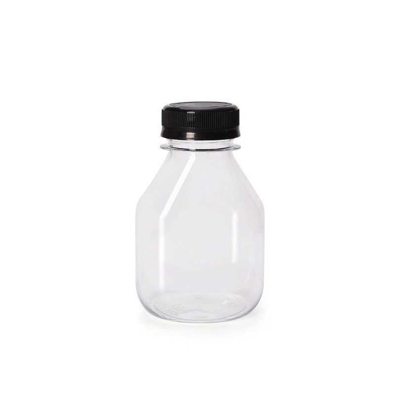 Chai thuỷ tinh Vuông lùn miệng rộng nắp nhựa 500ml