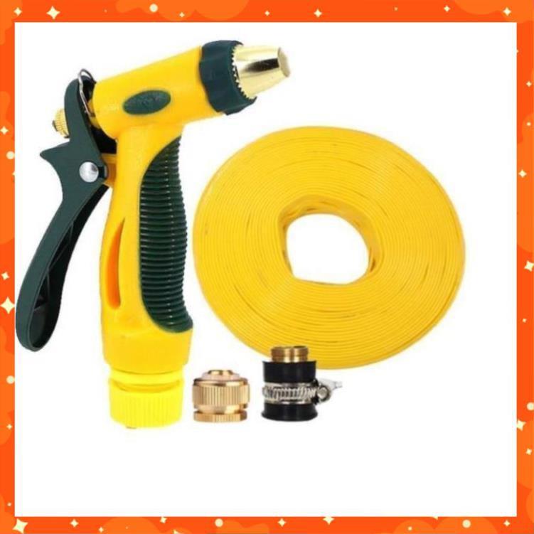 Bộ dây vòi xịt nước rửa xe, tưới cây tăng áp 3 lần,loại 3-5M  206317