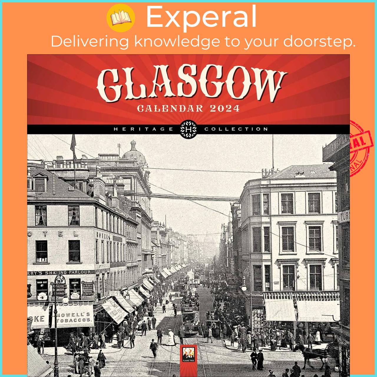 Sách - Glasgow Heritage Wall Calendar 2024 (Art Calendar) by Unknown (US edition, paperback)