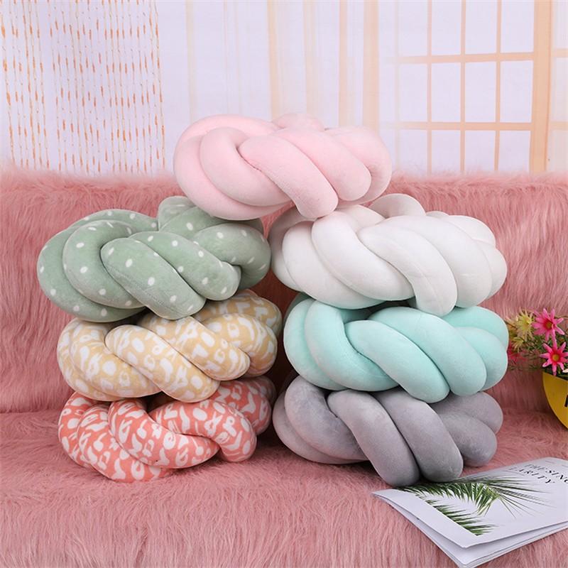Bắc Âu Sáng Tạo Sang Trọng Handmade Knott Gối Cho Ghế Sofa Bộ Chăn Ga Gối Giường Đệm Tựa Lưng Gối Văn Phòng Trẻ Em Trang Trí Phòng Đệm