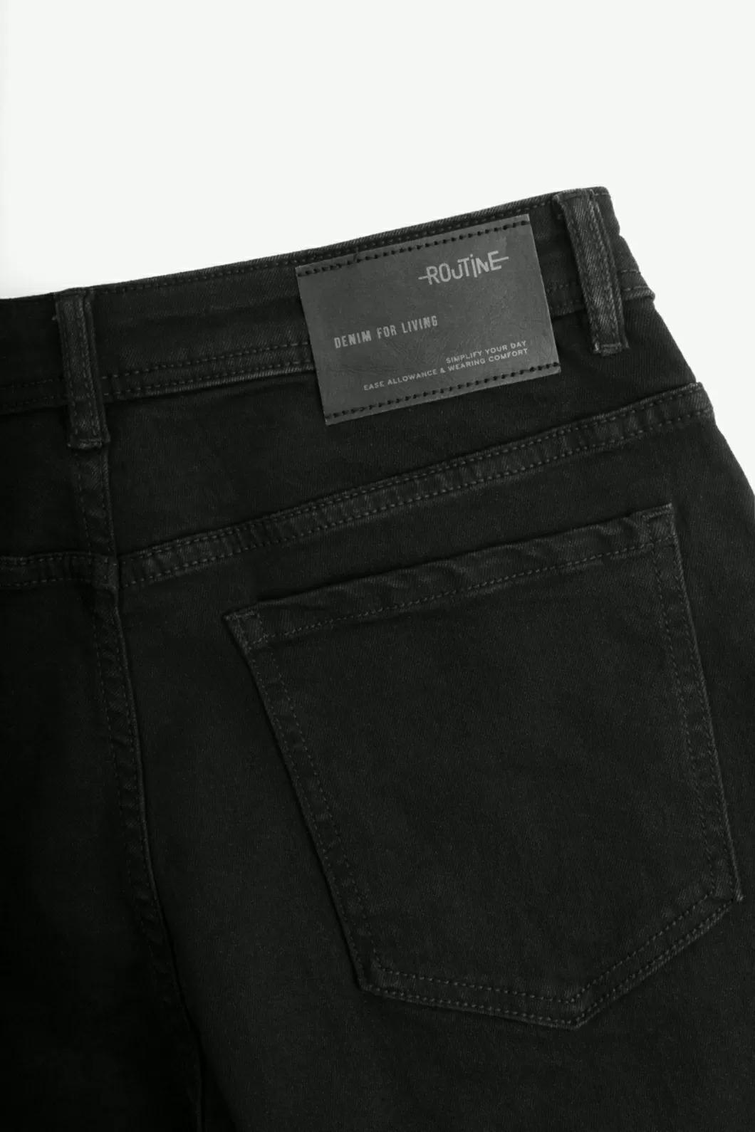 Quần Jean ROUTINE Nam Ống Rộng Trơn Form Wide Leg - 10F23DPA023 | LASTORE MENSWEAR