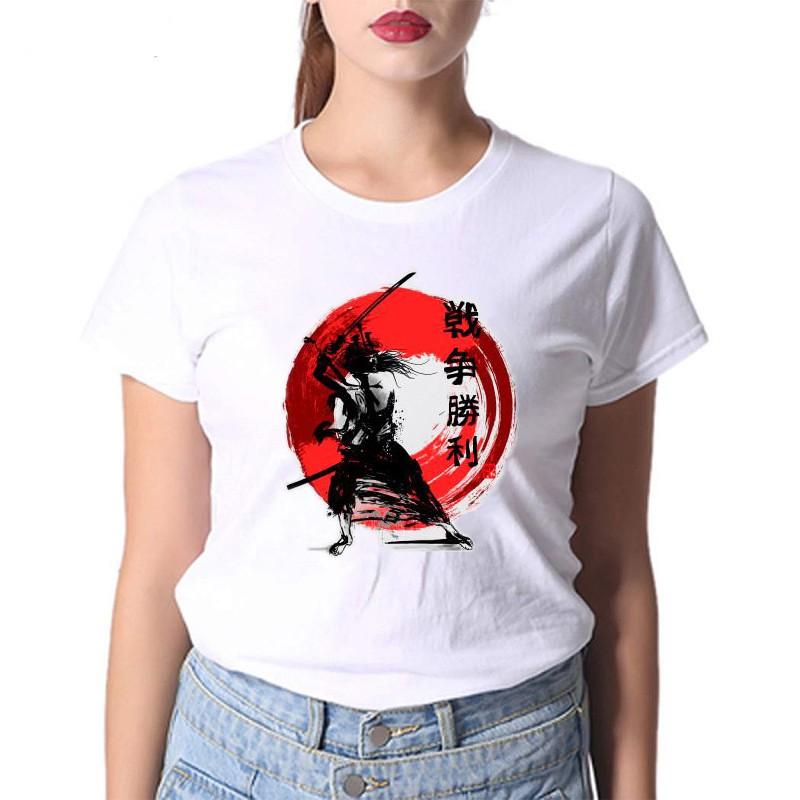 Áo thun Samurai Nam Nữ Unisex Nhật