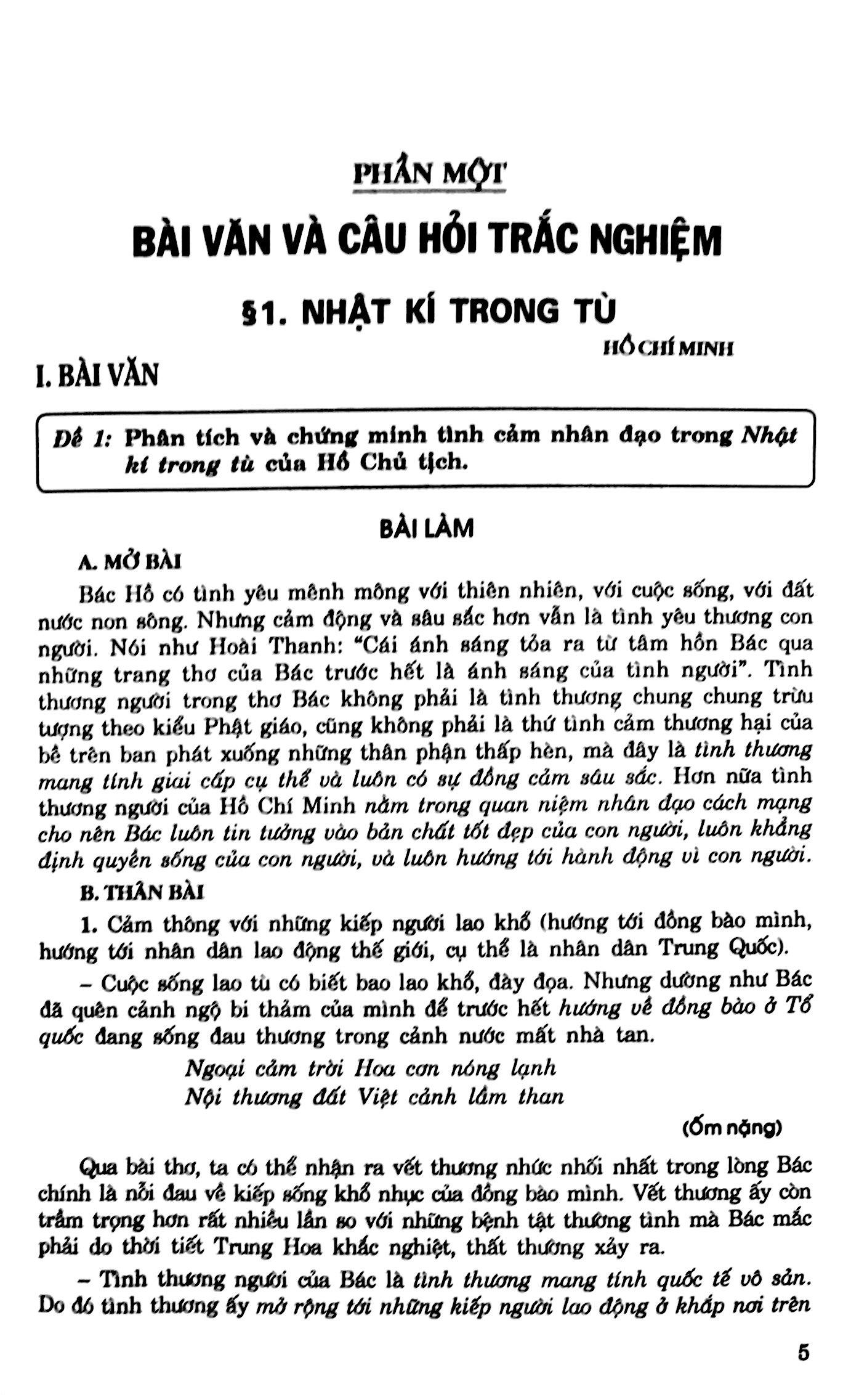 Sách Ôn Tập Luyện Thi THPT Quốc Gia Môn Ngữ Văn Năm 2017