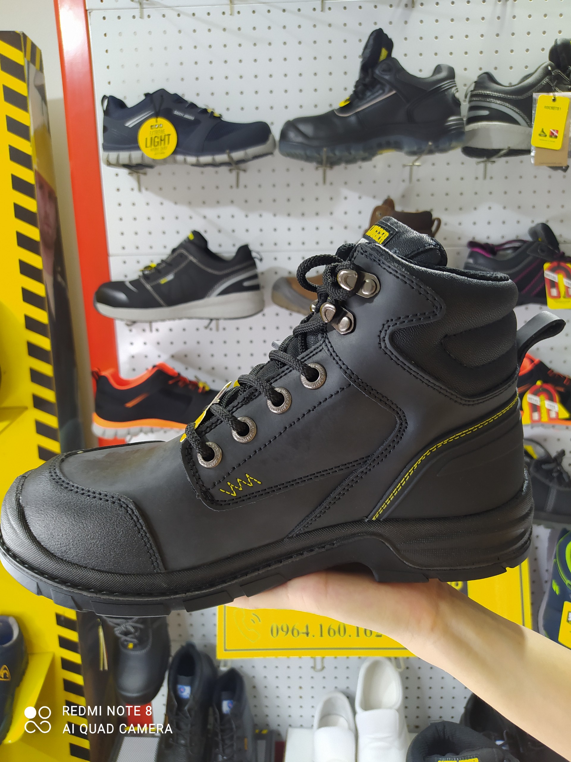 Giày Bảo Hộ Lao Động Safety Jogger Workerplus, Đế PU, Chống Đâm Xuyên, Va Đập, Chịu Nhiệt Độ Cao