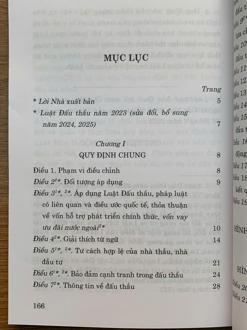 Luật Đấu Thầu năm 2023 (Sửa đổi, bổ sung năm 2024, 2025)