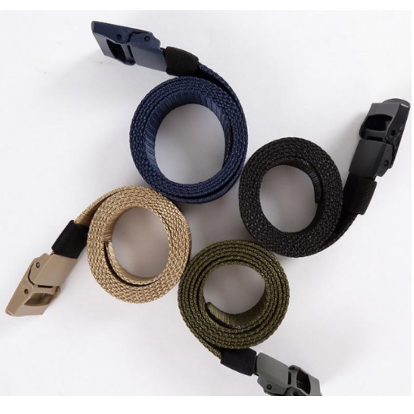 Thắt lưng nam dù chiến thuật mặt nhựa bền mạnh mẽ cá tính 203915