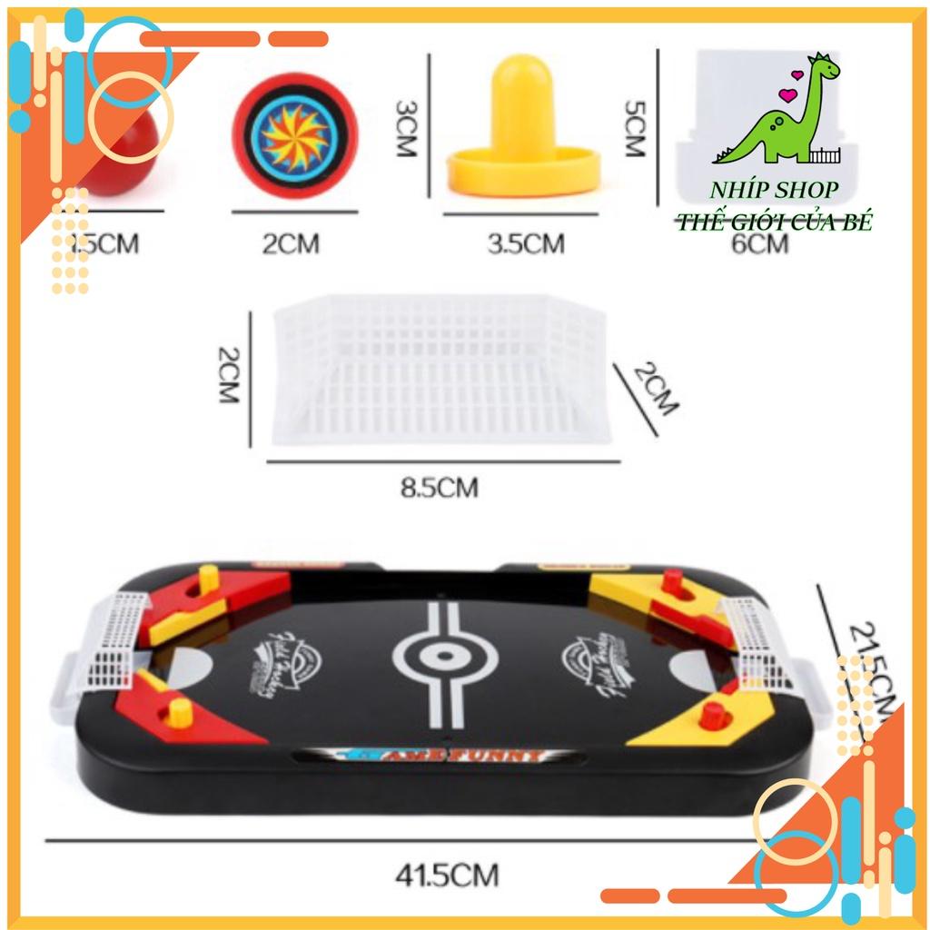 Siêu phẩm 2021 - Trò chơi đối kháng 2 chế độ chơi bóng trên băng Air Hockey thể thao cho gia đình, trẻ nhỏ