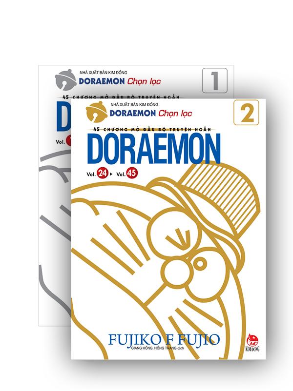 Kim Đồng - Combo 45 chương mở đầu bộ truyện ngắn Doraemon (2 tập)