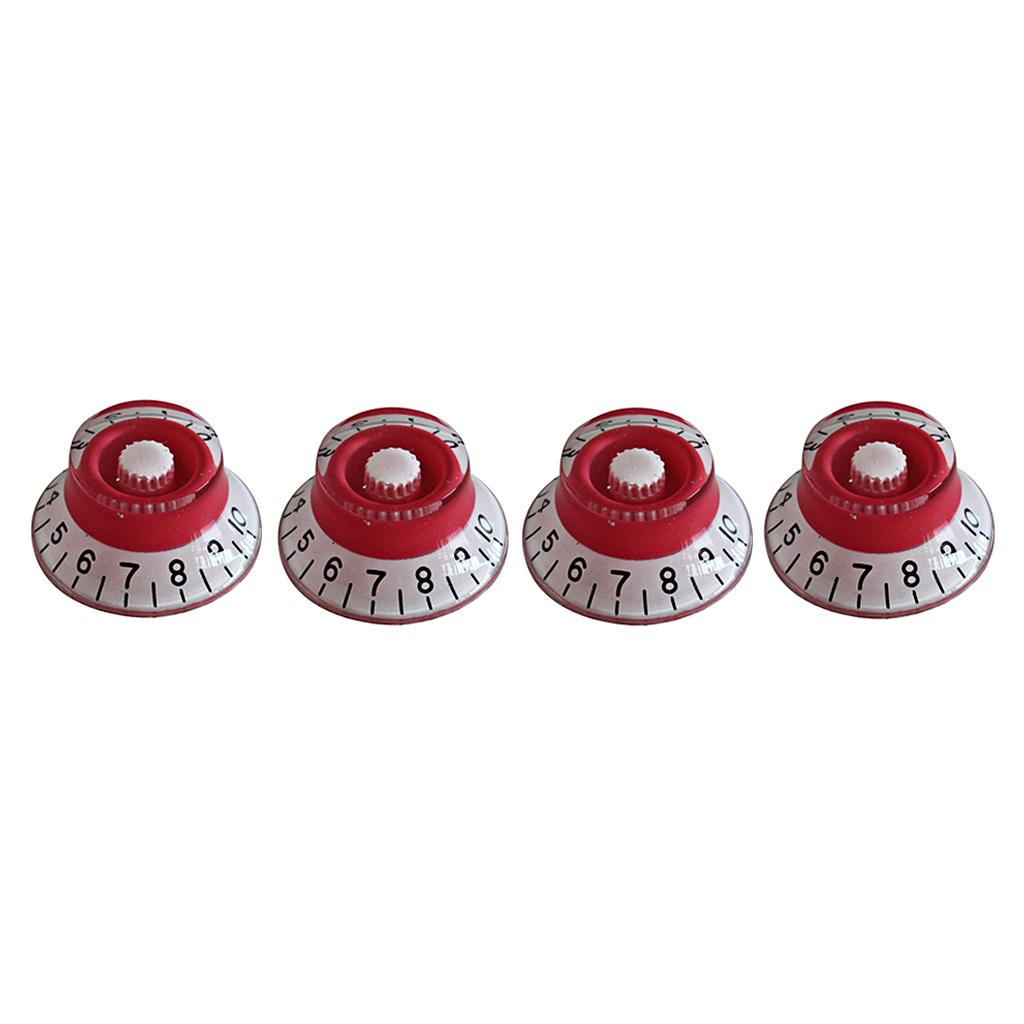Đàn Guitar Điều Khiển Tốc Độ Màu Núm Chỉnh Âm Lượng Cho LP Điện Phần Guitar