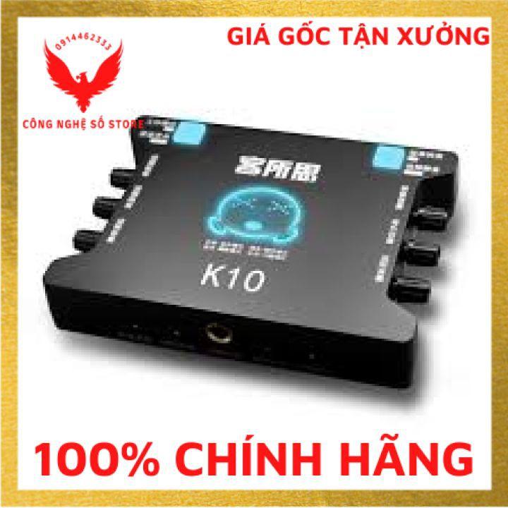 (Hàng có sẵn) Bộ Thu Âm XOX K10 Tặng Dây Lấy Nhạc