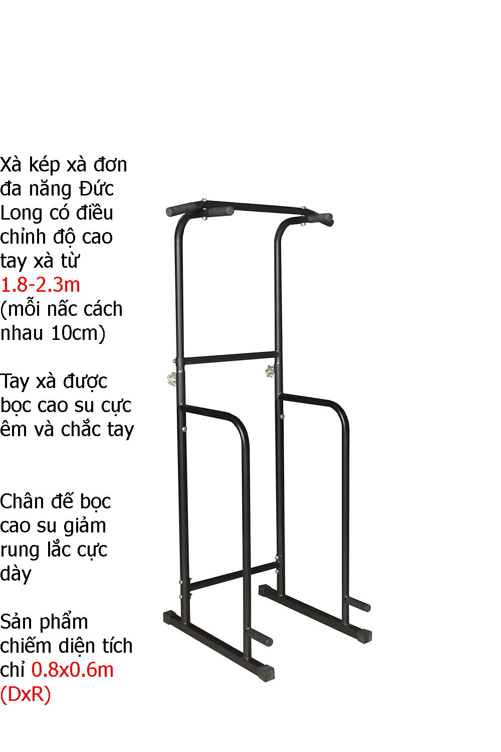 Xà kép xà đơn đa năng Đức Long XK-03