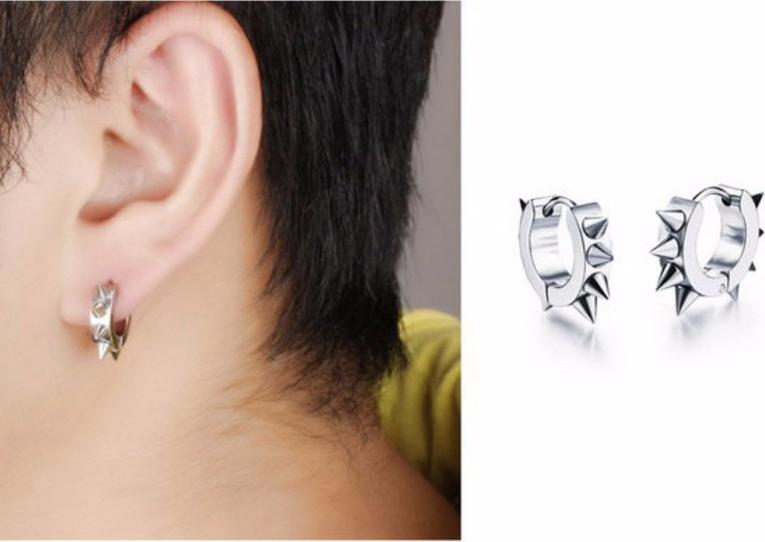 Bông Tai Nam Đinh Nhọn Chất Liệu Thép Titan Ko Rỉ TT 0857 - 1 Cặp