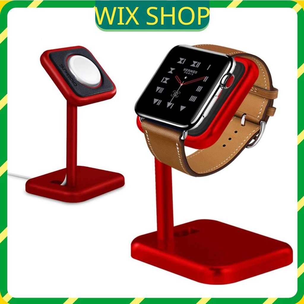 Đế sạc Apple Watch dạng treo sạc kiêm giá đỡ hợp kim nhôm cho đồng hồ thông minh để bàn làm việc sang trọng