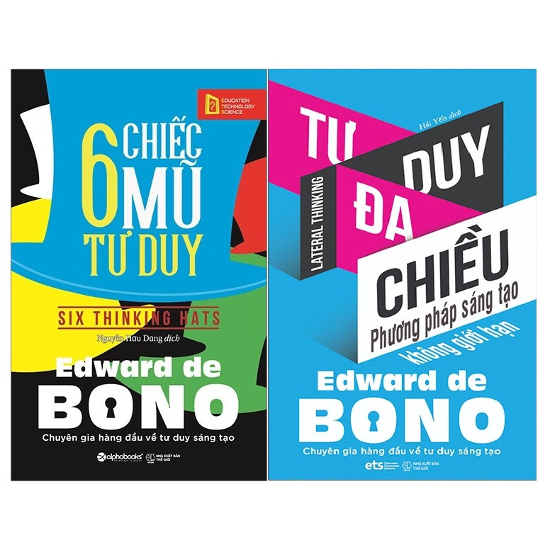 Combo Sách - 6 Chiếc Mũ Tư Duy + Tư Duy Đa Chiều: Phương Pháp Sáng Tạo