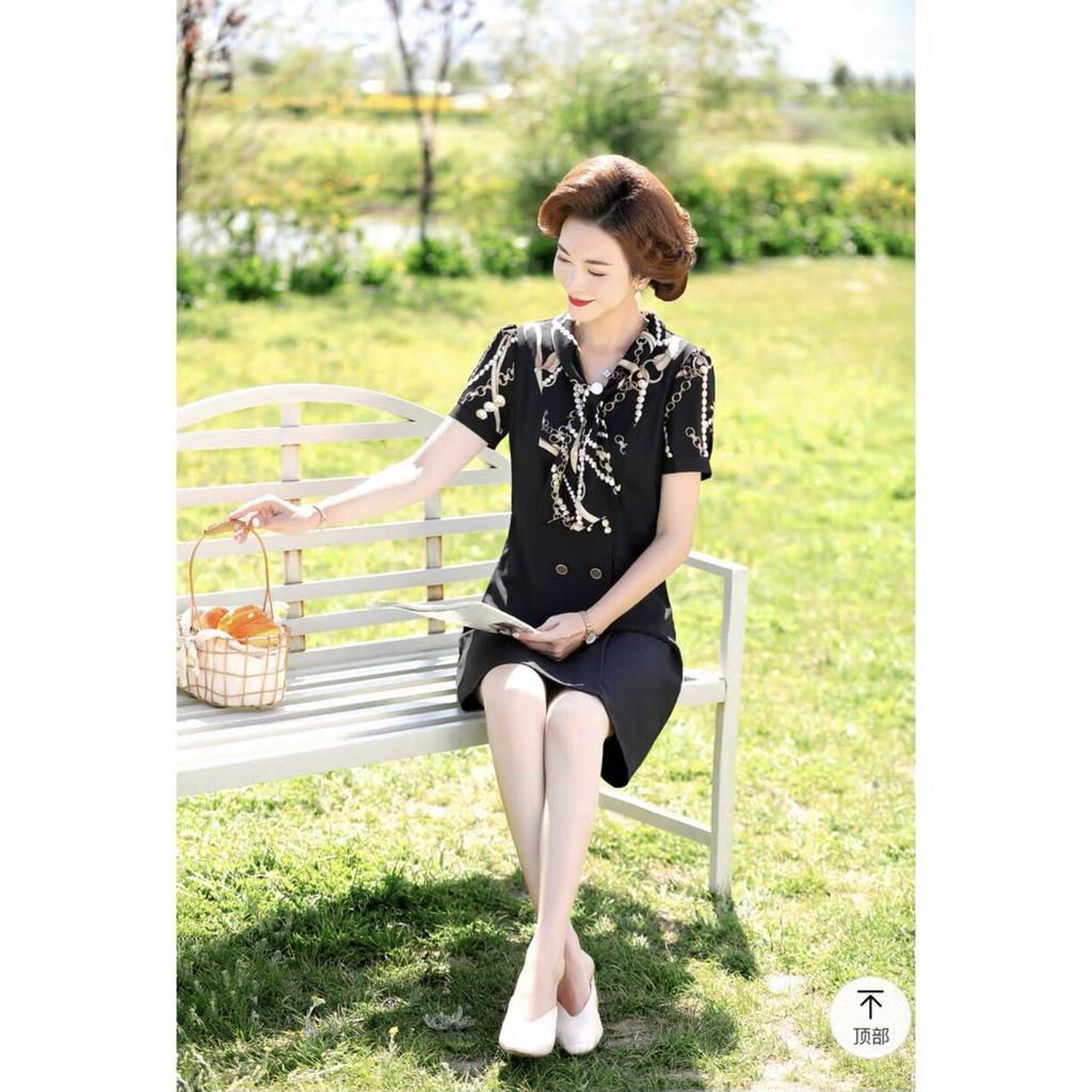 Đầm trung niên dáng dài cao cấp TV71-621