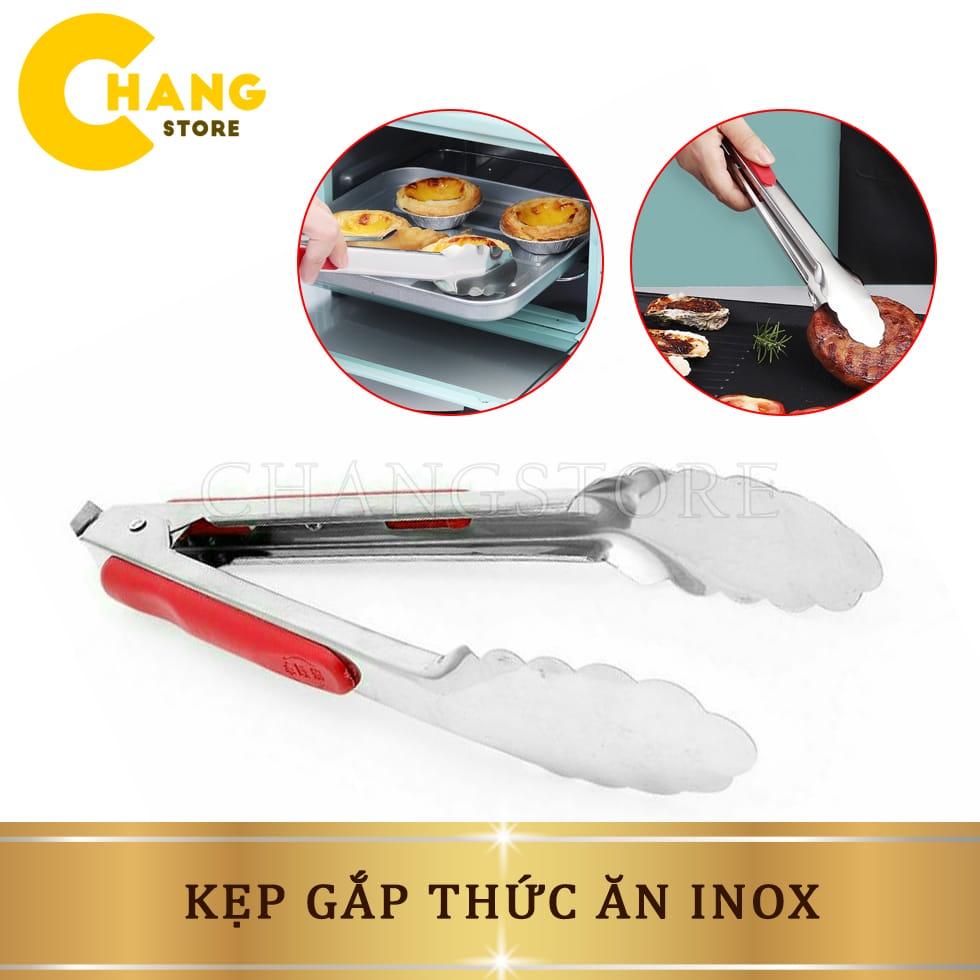 Kẹp Gắp Thức Ăn Bằng Thép Không Gỉ Tiện Dụng