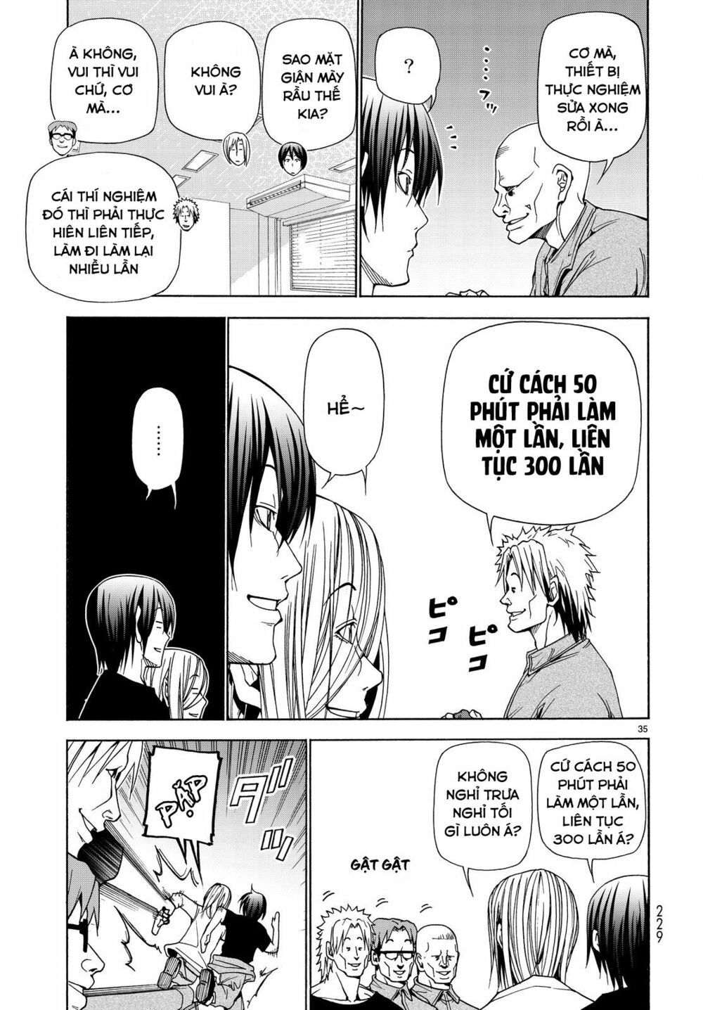 cô gái thích lặn - grand blue chapter 40 35