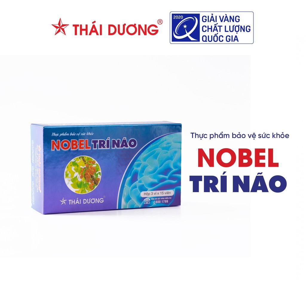 Viên uống Nobel Trí Não ngăn ngừa tai biến mạch máu não Sao Thái Dương 45 viên/ hộp