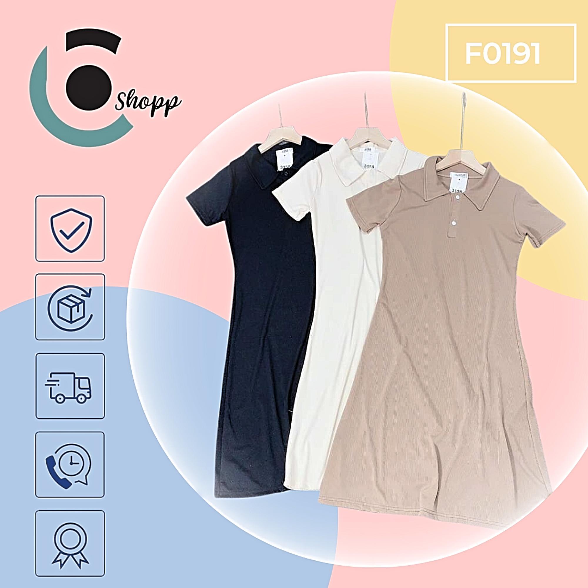 Đầm polo fom dài (F0191) cao cấp