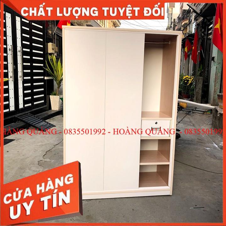 Tủ Nhựa Đài Loan Cửa Lùa-Tủ Quần áo Cửa Lùa Cao 1M82-Ngang 1M23-Sâu 50cm